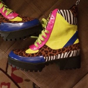 Cape Robbin Commander Multi Color Lace up Military